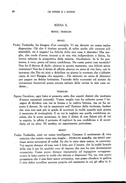 Le opere e i giorni rassegna mensile di politica, lettere, arti, etc