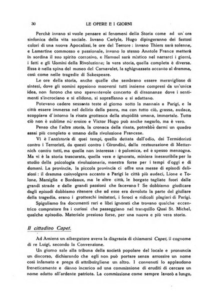 Le opere e i giorni rassegna mensile di politica, lettere, arti, etc