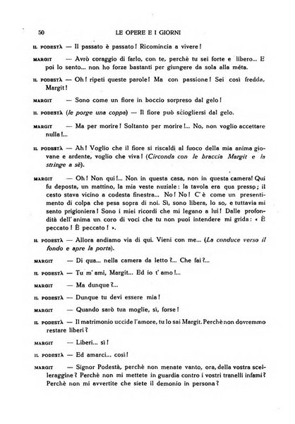 Le opere e i giorni rassegna mensile di politica, lettere, arti, etc