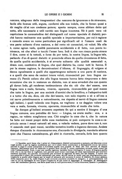 Le opere e i giorni rassegna mensile di politica, lettere, arti, etc