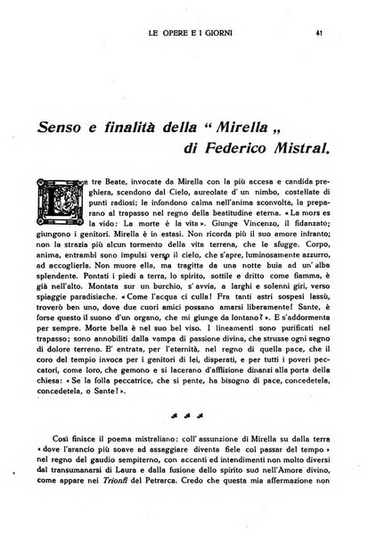 Le opere e i giorni rassegna mensile di politica, lettere, arti, etc