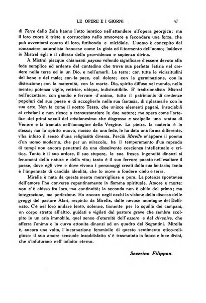 Le opere e i giorni rassegna mensile di politica, lettere, arti, etc