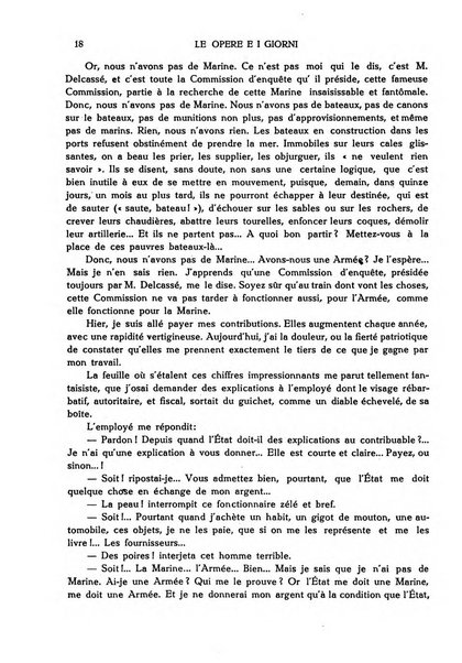 Le opere e i giorni rassegna mensile di politica, lettere, arti, etc