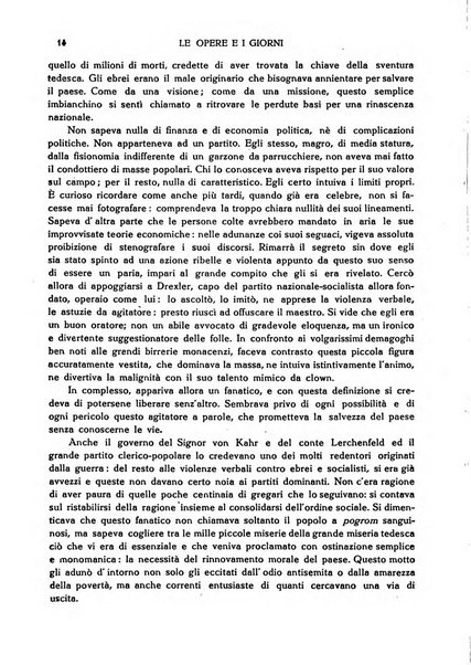 Le opere e i giorni rassegna mensile di politica, lettere, arti, etc