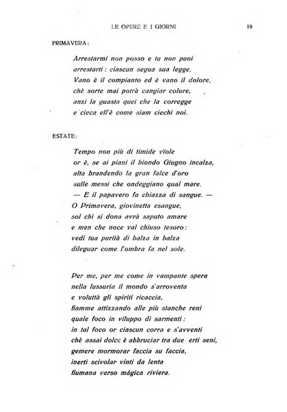 Le opere e i giorni rassegna mensile di politica, lettere, arti, etc