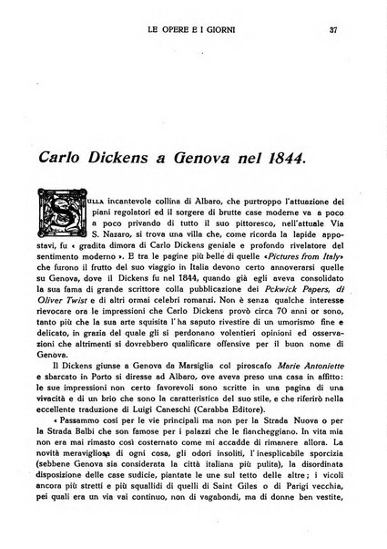 Le opere e i giorni rassegna mensile di politica, lettere, arti, etc