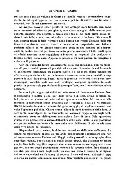 Le opere e i giorni rassegna mensile di politica, lettere, arti, etc