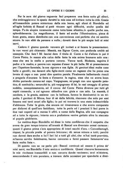 Le opere e i giorni rassegna mensile di politica, lettere, arti, etc