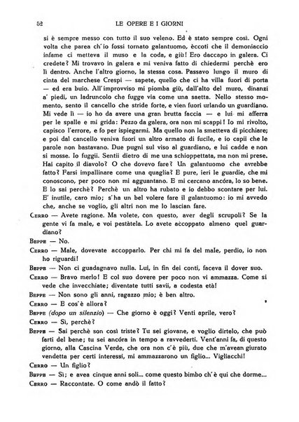 Le opere e i giorni rassegna mensile di politica, lettere, arti, etc