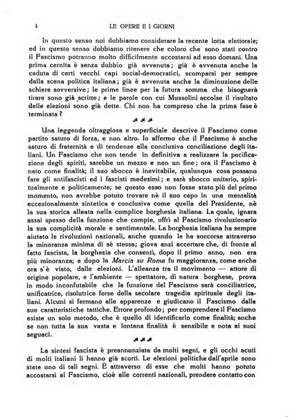 Le opere e i giorni rassegna mensile di politica, lettere, arti, etc