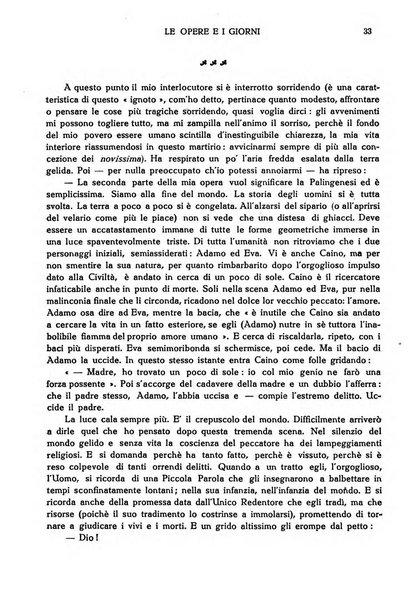 Le opere e i giorni rassegna mensile di politica, lettere, arti, etc