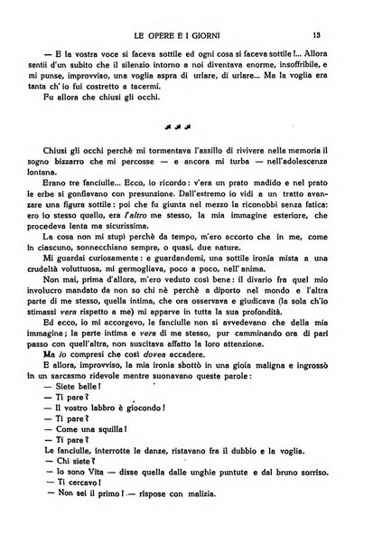 Le opere e i giorni rassegna mensile di politica, lettere, arti, etc