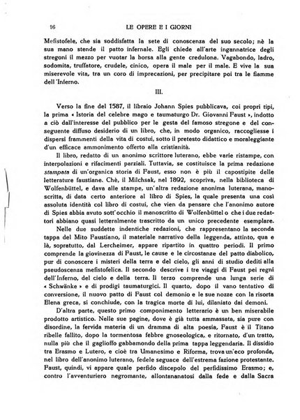 Le opere e i giorni rassegna mensile di politica, lettere, arti, etc