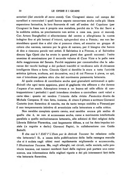 Le opere e i giorni rassegna mensile di politica, lettere, arti, etc