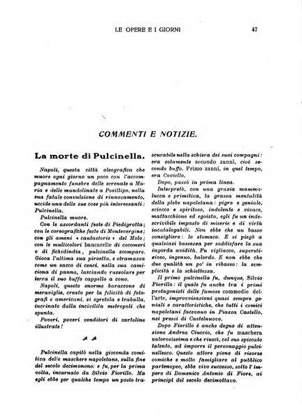 Le opere e i giorni rassegna mensile di politica, lettere, arti, etc