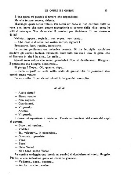 Le opere e i giorni rassegna mensile di politica, lettere, arti, etc