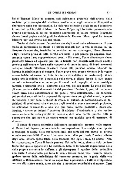 Le opere e i giorni rassegna mensile di politica, lettere, arti, etc