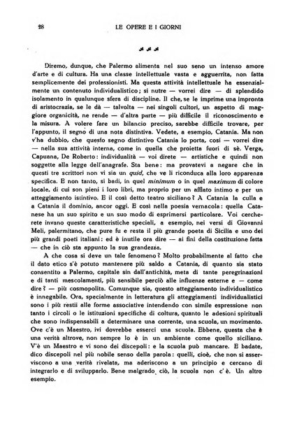 Le opere e i giorni rassegna mensile di politica, lettere, arti, etc