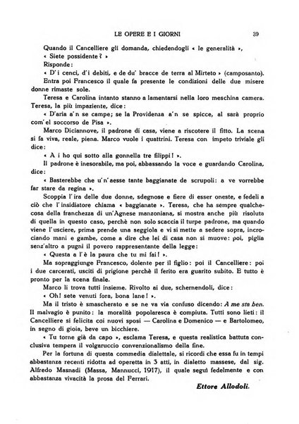 Le opere e i giorni rassegna mensile di politica, lettere, arti, etc