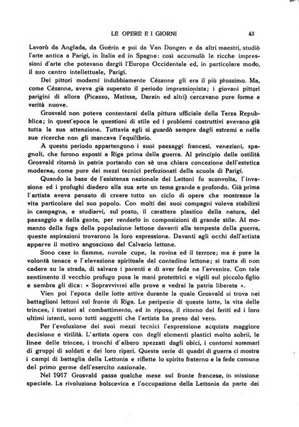 Le opere e i giorni rassegna mensile di politica, lettere, arti, etc