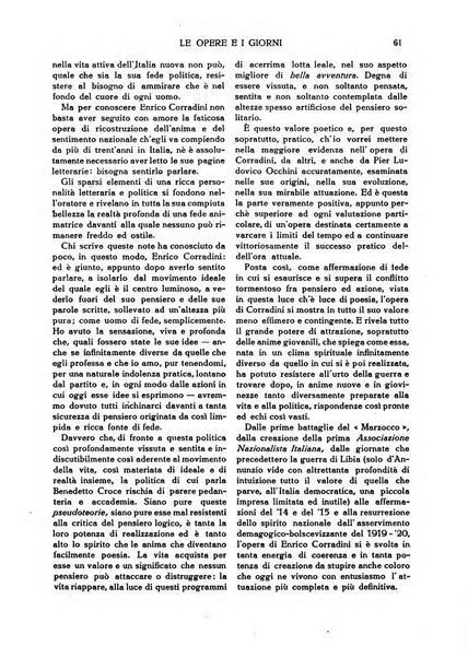 Le opere e i giorni rassegna mensile di politica, lettere, arti, etc