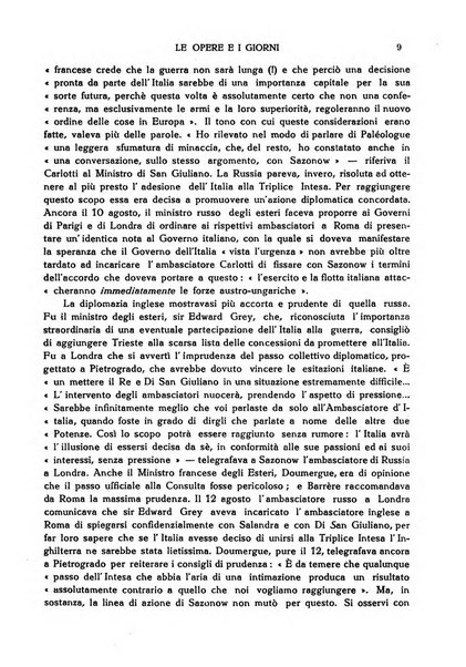 Le opere e i giorni rassegna mensile di politica, lettere, arti, etc