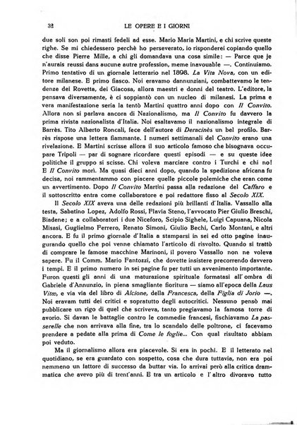 Le opere e i giorni rassegna mensile di politica, lettere, arti, etc