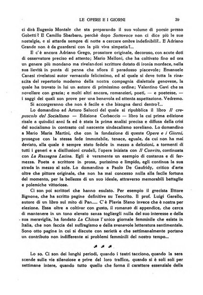 Le opere e i giorni rassegna mensile di politica, lettere, arti, etc