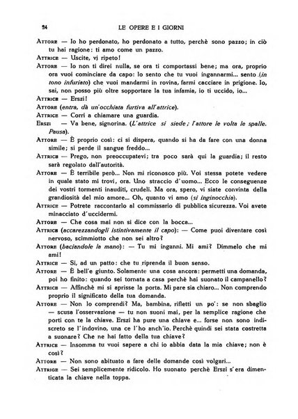 Le opere e i giorni rassegna mensile di politica, lettere, arti, etc