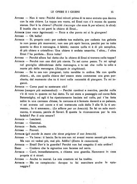 Le opere e i giorni rassegna mensile di politica, lettere, arti, etc