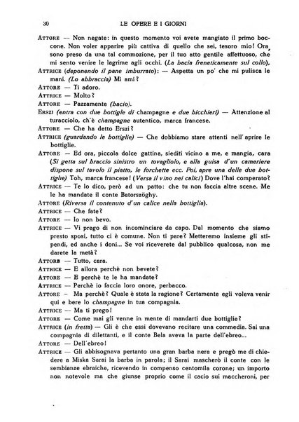 Le opere e i giorni rassegna mensile di politica, lettere, arti, etc