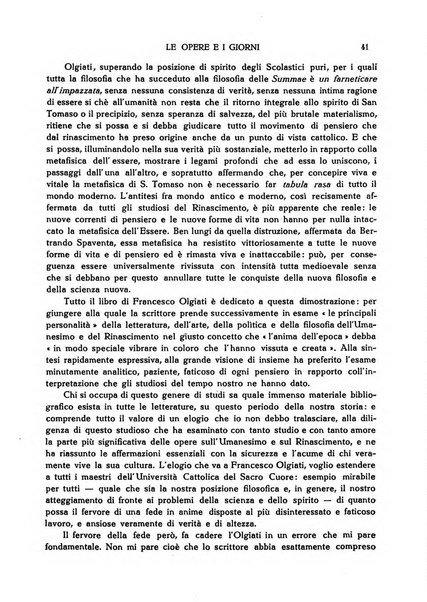 Le opere e i giorni rassegna mensile di politica, lettere, arti, etc