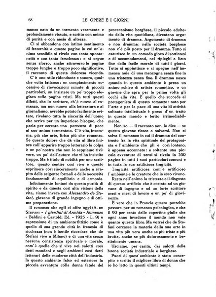 Le opere e i giorni rassegna mensile di politica, lettere, arti, etc