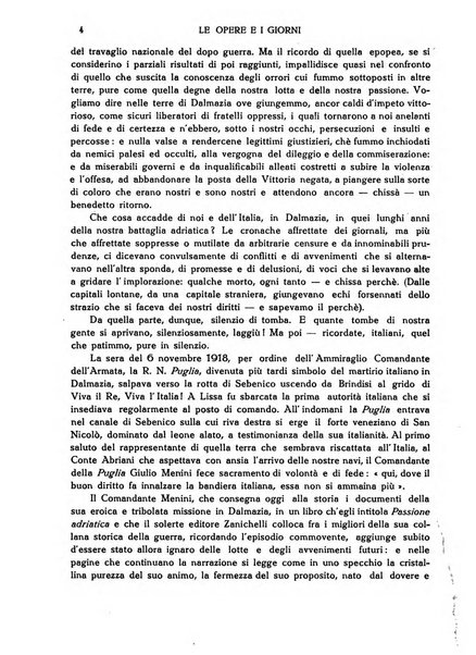 Le opere e i giorni rassegna mensile di politica, lettere, arti, etc