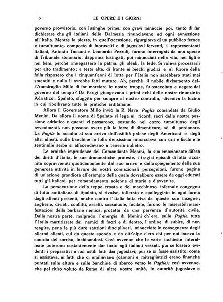 Le opere e i giorni rassegna mensile di politica, lettere, arti, etc