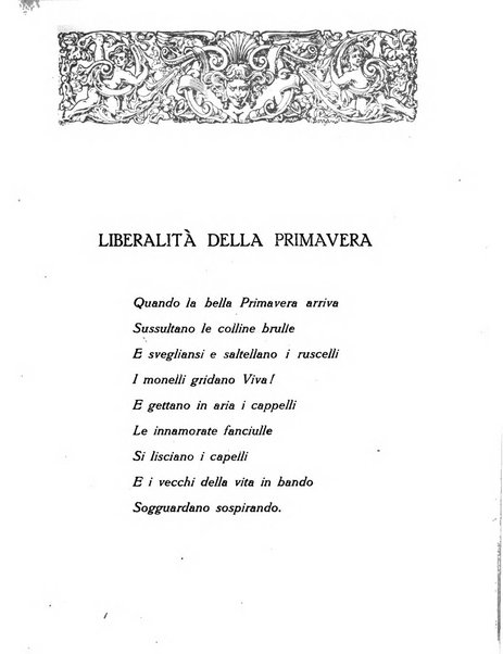 Le opere e i giorni rassegna mensile di politica, lettere, arti, etc