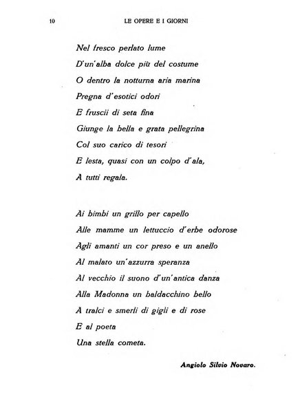 Le opere e i giorni rassegna mensile di politica, lettere, arti, etc