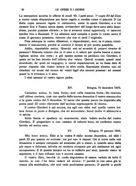 Le opere e i giorni rassegna mensile di politica, lettere, arti, etc