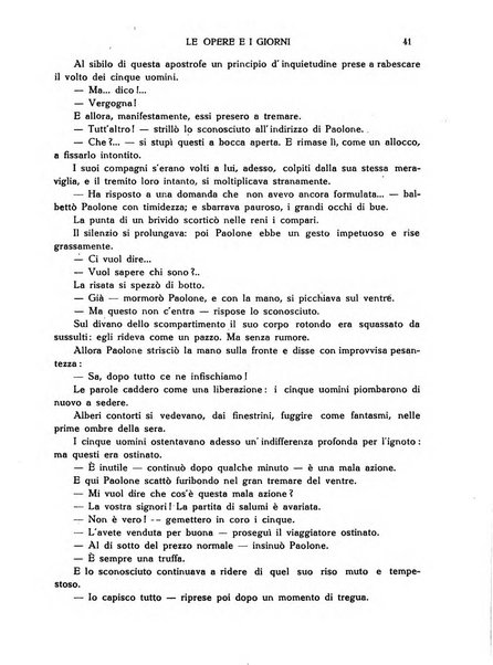 Le opere e i giorni rassegna mensile di politica, lettere, arti, etc