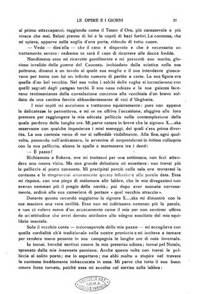 Le opere e i giorni rassegna mensile di politica, lettere, arti, etc