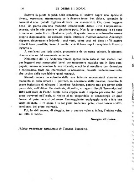 Le opere e i giorni rassegna mensile di politica, lettere, arti, etc