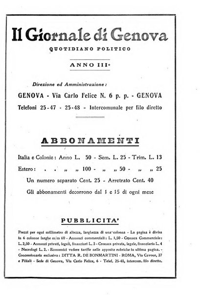 Le opere e i giorni rassegna mensile di politica, lettere, arti, etc