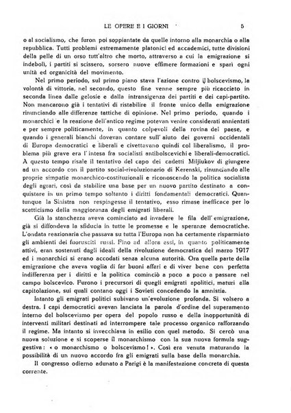 Le opere e i giorni rassegna mensile di politica, lettere, arti, etc