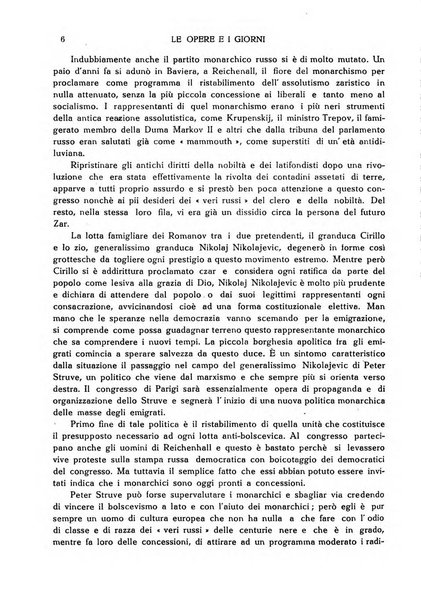 Le opere e i giorni rassegna mensile di politica, lettere, arti, etc