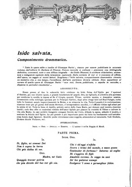 Le opere e i giorni rassegna mensile di politica, lettere, arti, etc