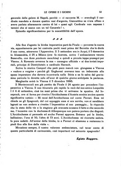 Le opere e i giorni rassegna mensile di politica, lettere, arti, etc