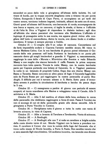 Le opere e i giorni rassegna mensile di politica, lettere, arti, etc