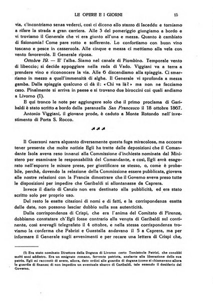 Le opere e i giorni rassegna mensile di politica, lettere, arti, etc