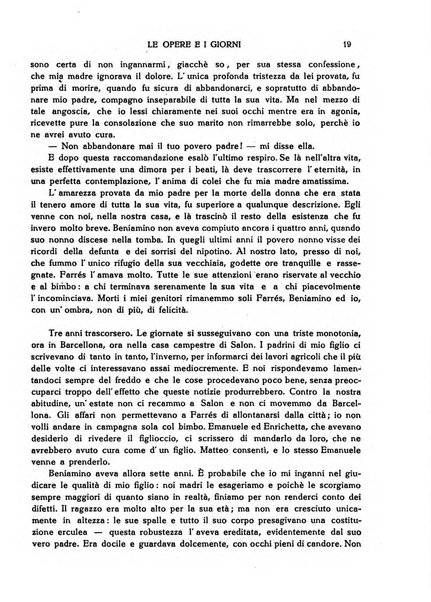 Le opere e i giorni rassegna mensile di politica, lettere, arti, etc