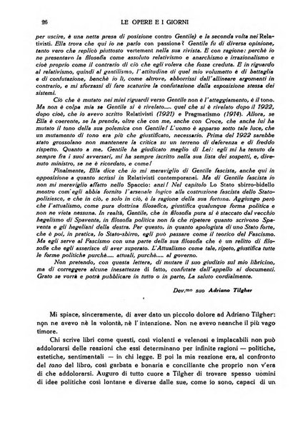 Le opere e i giorni rassegna mensile di politica, lettere, arti, etc